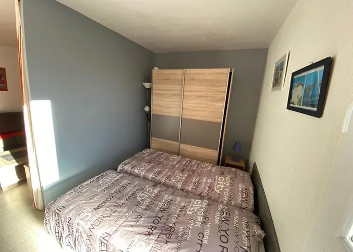 Apartamento En Bord De Pour 4 Personnes Avec Loggia A Argeles-sur-mer - Fr-1-837-55 *